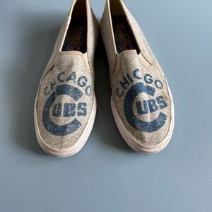 Keds x Chicago Cubs Slip On Sneakers Women’s 8 MLB Baseball Shoes